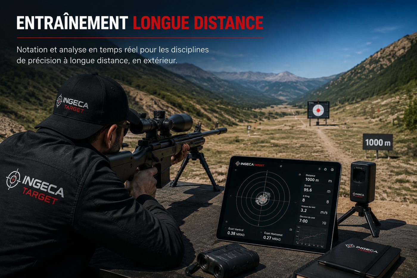 Long-range training with real-time analysis